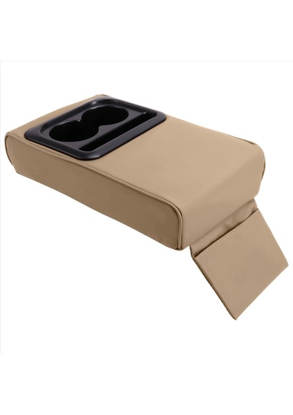 Araç Kol Dayama Kutusu Ped Yorgunluk Karşıtı Dirsek Destek Ped Arka Koltuk Bardağı Tutucu Depolama Bej ile Evrensel Merkezi Kolçak Ped (Yurt Dışından) modelleri