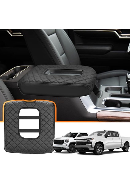 Chevy Silverado Gmc Sierra Için Merkez Konsol Kapağı 2019-2024 Aksesuarlar Yalnızca Jump Koltuk Konsolu Koltuk Kapağı Için Uygun (Yurt Dışından) modelleri