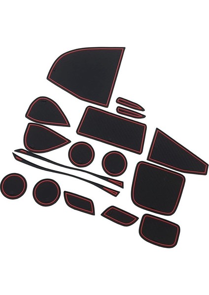 Toyota Yaris Cross 2021 2022 Aksesuarlar Için 17 Adet Kapı Yuvası Pedi Içi Kaymaz Önleyici Anti Bardak Tutucu Ekler (Yurt Dışından) modelleri