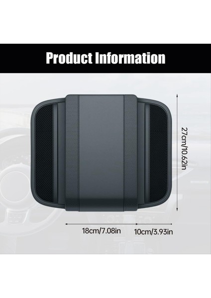 Evrensel Araba Koltuk Girdırıcı Yastık Yeni Bellek Pamuklu Araba Koltuğu Kutusu Ped Otomatik Merkez Konsol Pad Siyah (Yurt Dışından) fiyatları