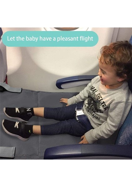 Çocuklar Için Uçak Ayak Dönemi Taşınabilir Toddler Seyahat Ayak Hammock Uçak Koltukları Genişletici Bacak Çocukları Için (Gri) (Yurt Dışından) fırsatları