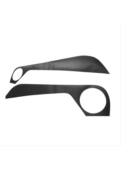 1pair Kapı Paneli Anti Kick Pad Stickers Ford Mustang Için Trim Koruyucu Film 2015-2024 Siyah Karbon Fiber Çıkartma Kapağı (Yurt Dışından)