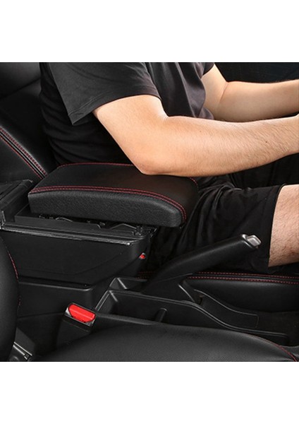 Hyundai Solaris Için Kol Dayama Kutusu Için Hyundai Accent Için Rb Solaris Verna 2011-2016 Araba Kol Dayama Depolama Kutusu Siyah Hat (Yurt Dışından) indirimleri