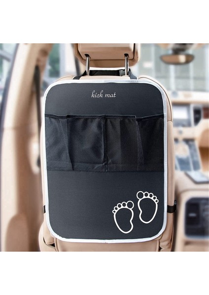Araba Kick Mat Baby Child Anti-Bick Mat Pad Depolamalı Çocuk Su Geçirmez Koruma Için Siyah Arka Koltuk Kapağı (Yurt Dışından) fırsatları