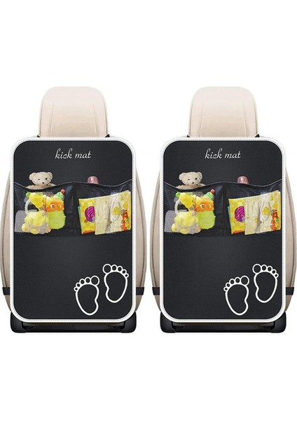 Araba Kick Mat Baby Child Anti-Bick Mat Pad Depolamalı Çocuk Su Geçirmez Koruma Için Siyah Arka Koltuk Kapağı (Yurt Dışından) indirimleri