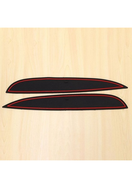 10PCS Araba Stil Renault Clio Için Kırmızı Kapı Groove Mat 4 Iç Dekorasyon Anti-Slip Kapı Yuvası Kupa Ped (Yurt Dışından) modelleri