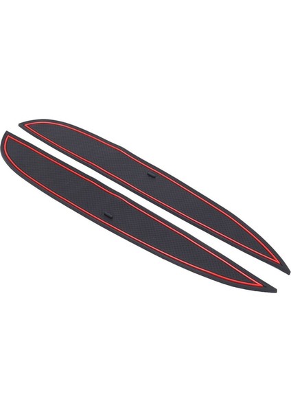 10PCS Araba Stil Renault Clio Için Kırmızı Kapı Groove Mat 4 Iç Dekorasyon Anti-Slip Kapı Yuvası Kupa Ped (Yurt Dışından) indirimleri