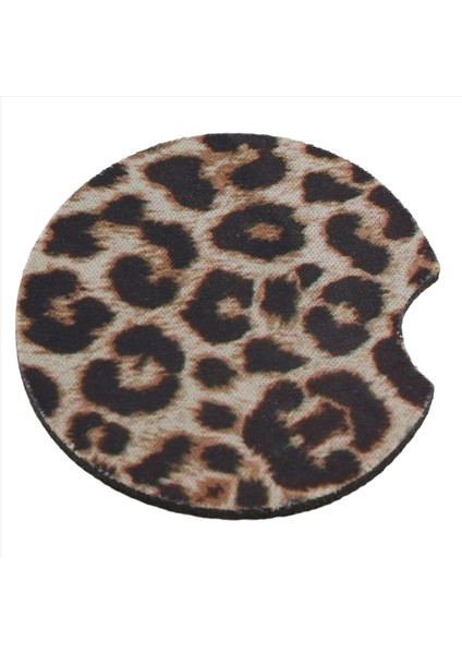 4pcs 2 56 Inç Leopar Araba Şımarıkları Içecekler Için Araba Kupası Pad Mat Oturma Odası Mutfak Ofisi Araba ve Mobilyaları Korumak Için Mutfak Ofisi (Yurt Dışından)