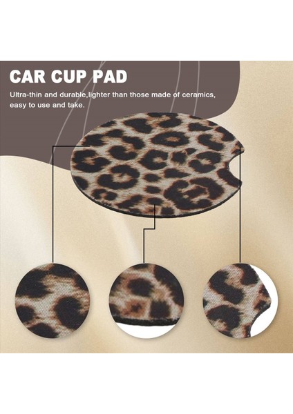 4pcs 2 56 Inç Leopar Araba Şımarıkları Içecekler Için Araba Kupası Pad Mat Oturma Odası Mutfak Ofisi Araba ve Mobilyaları Korumak Için Mutfak Ofisi (Yurt Dışından) indirimleri
