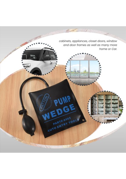 Araba Hava Pompası Şişirilebilir El Pompası Araç Kapısı Penceresi Şim Giriş Açık Araç Kiti (Yurt Dışından) fiyatları