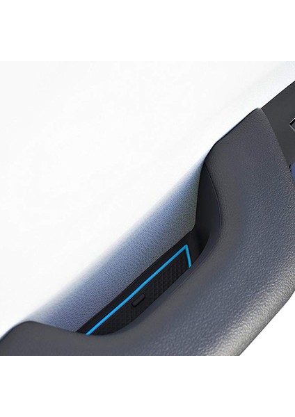 Toyota Prius ve Prius Prime 2016-2018 Için Özel Fit Kupa Tutucu Kapı ve Merkez Konsol Liner Aksesuarları 16-Pc Seti (Mavi Trim) (Yurt Dışından) modelleri