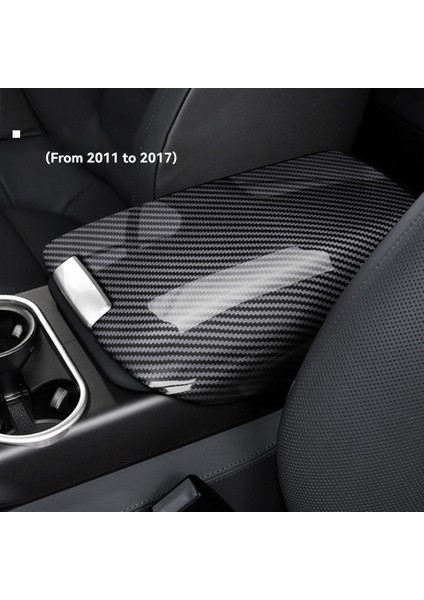 Porsche Için Cayenne 2011-2017 Otomobil Merkezi Konsol Kolçak Saklama Kutusu Koruyucu Kapak Abs Karbon Fiber (Yurt Dışından) fiyatları