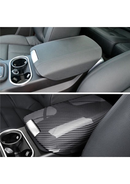 Porsche Için Cayenne 2011-2017 Otomobil Merkezi Konsol Kolçak Saklama Kutusu Koruyucu Kapak Abs Karbon Fiber (Yurt Dışından) indirimleri