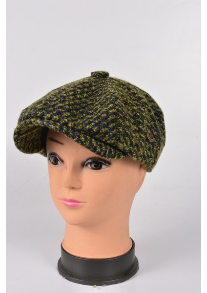 Çocuk Kışlık 8 Parca Hakiki Yün Model Peaky Blinders Kasket Şapka