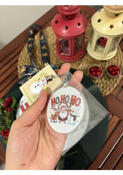 Yılbaşı Hediyelik Anahtarlık – Sevimli Noel Baba Temalı Tasarım modelleri