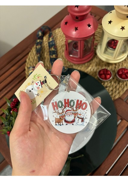 Yılbaşı Hediyelik Anahtarlık – Sevimli Noel Baba Temalı Tasarım indirimleri