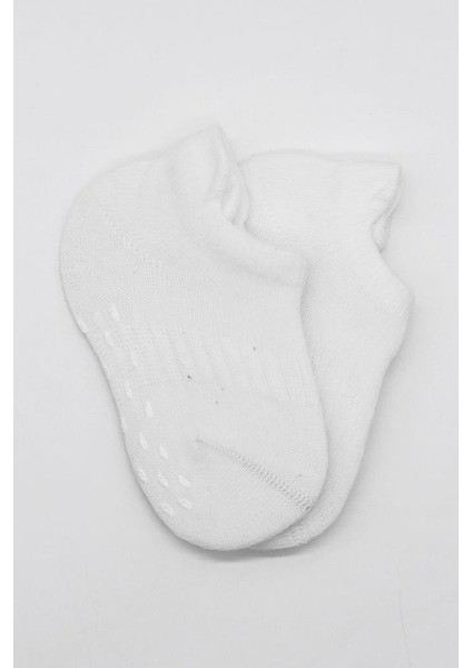 Nessiworld 2'li Sneakers Kaymaz Basic Penye Çorap BS20103 Beyaz Beyaz modelleri