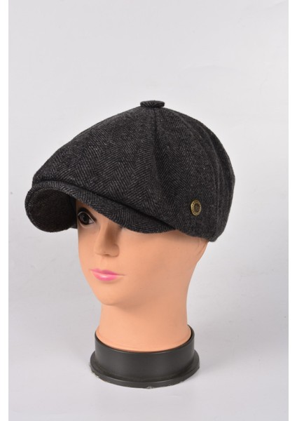 Çocuk Kışlık 8 Parca Hakiki Yün Model Peaky Blinders Kasket Şapka