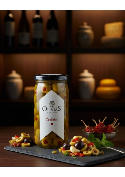 Zeytin Salatası 370 cc (200-220 Gr)