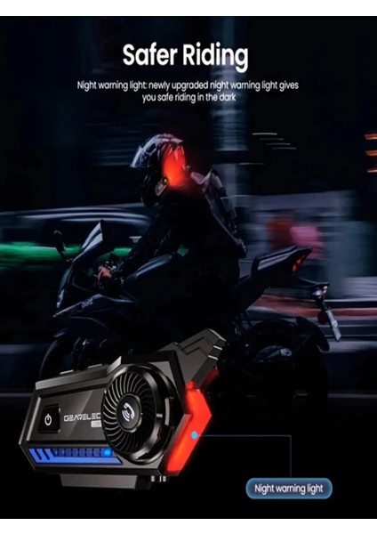 BT57 Motosiklet Kask Kulaklık Intercom Işıklı Motorsiklet Interkom fiyatları