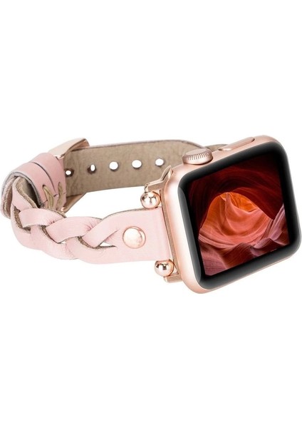 Apple Watch Uyumlu Deri Kordon Wanda 38-40-41MM Rt Nu2