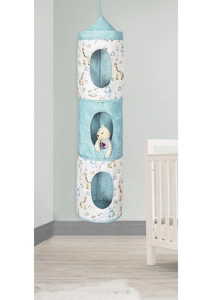 Baby 3 Gözlü Kullanışlı Düzenleyici Çok Amaçlı Organizer Kutu (Yeşil)