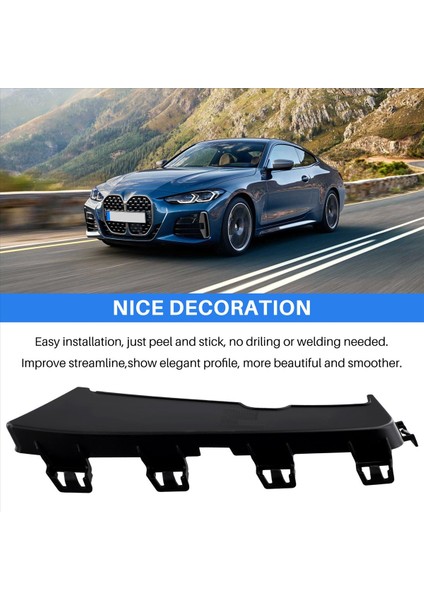 Bmw 4 Coupe (G22 G82) 2021 Sol Hava Kanalı Kapak Sis Lambası Çerçevesi 51118076729 (Yurt Dışından) modelleri