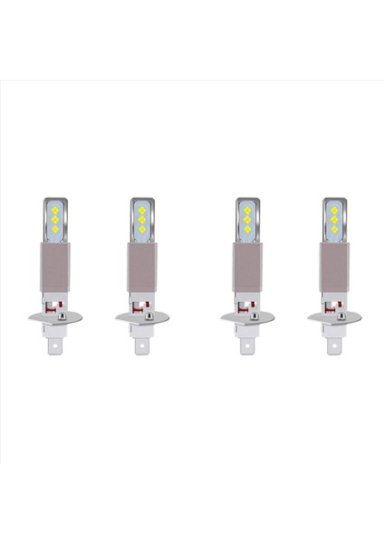 4pcs H1 LED Ampul Motosiklet Farları 20000LM 6000K Beyaz Işık 80W 6smd Ampuller Araba Sis Lambası Dönüş Sinyalleri (Yurt Dışından)
