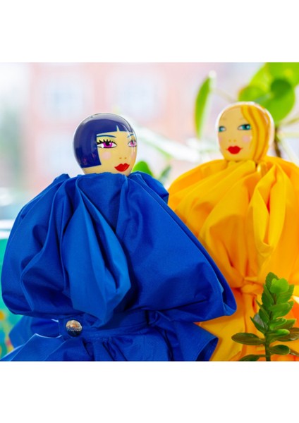 Rain Parade - Katlanabilir Şemsiye - Mavi indirimleri