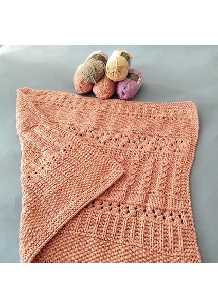 El Örgüsü Bebek Battaniyesi – 80X90 cm