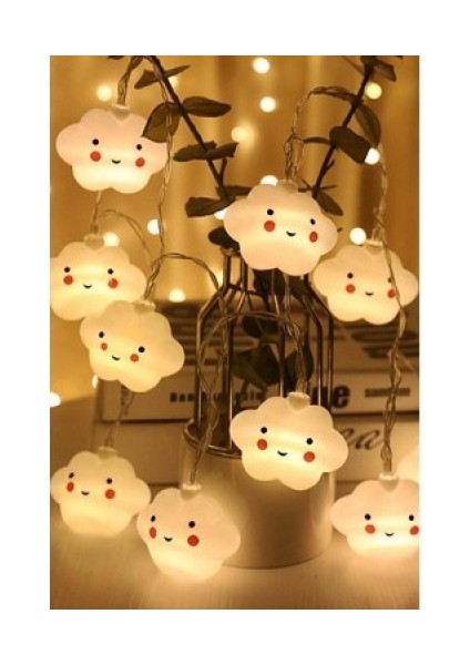 2m 10'lu Gülen Bulut LED