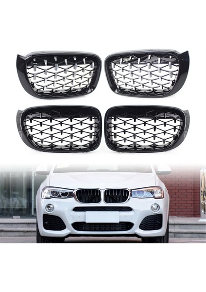 Araba Ön Böbrek Izgarası Ön Kaput Izgara Örgü Izgara 51117338571 51117338572 Bmw X3 F25 X4 F26 2014-2017, B (Yurt Dışından) fiyatları