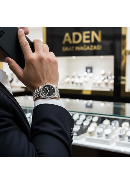 SL.09.2509.1.05 Erkek Kol Saati – Çelik Kasa & Bilezik - Rolex Tasarım modelleri