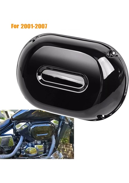 Honda Shadow Spirit VT750DC 2001-2007 Vıvıvıd Siyah Için Hava Filtre Kapak Korustanı (Yurt Dışından) modelleri