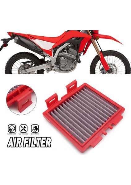 Honda CRF300L 2021-2023 Için Motosiklet Hava Filtresi Temizleyici Hava Filtre Elemanı (Yurt Dışından) modelleri