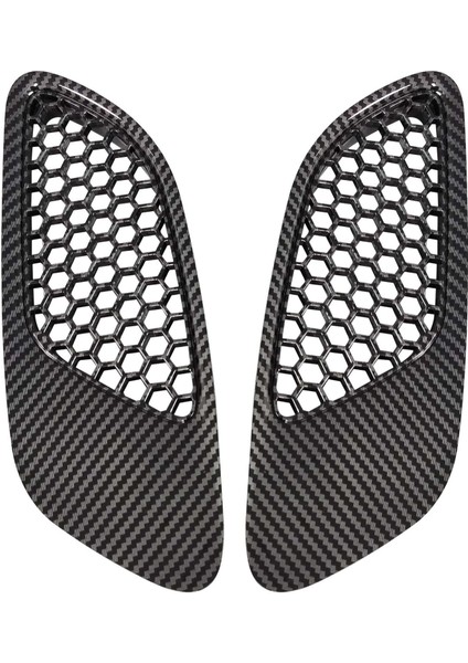2pcs Motor Hood Havalandırma Kartoları Hava Kepçesi Bmw E90 E91 E92 E93 M3, Karbon Fiber Deseni (Yurt Dışından)