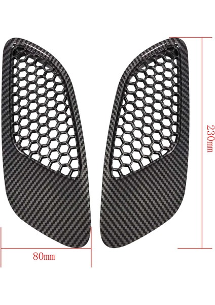 2pcs Motor Hood Havalandırma Kartoları Hava Kepçesi Bmw E90 E91 E92 E93 M3, Karbon Fiber Deseni (Yurt Dışından) fırsatları
