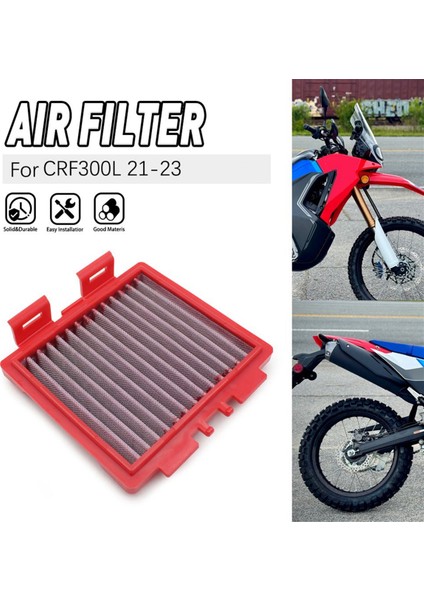 Honda CRF300L 2021-2023 Için Motosiklet Hava Filtresi Temizleyici Hava Filtre Elemanı (Yurt Dışından) indirimleri