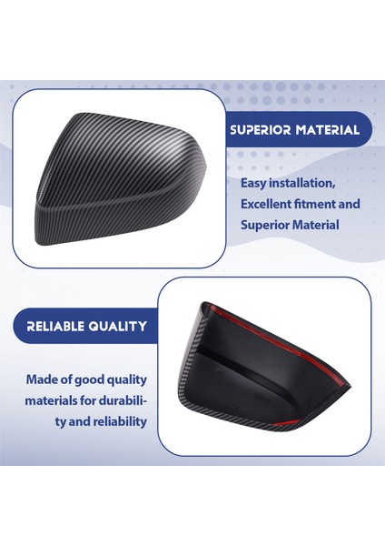 TeslAraba Dikiz Aynası Kapak Yan Kapı Ayna Kapağı Kapa (Yurt Dışından) indirimleri