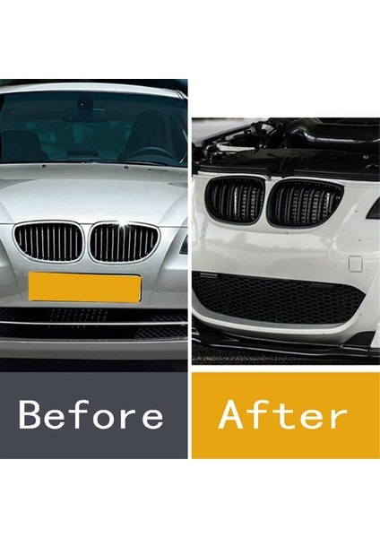 Parlak Siyah Ön Tampon Böbrek Izgara Izgara Kafası Bmw E60 M5 E61 520I 545I 550I 535I 2003-2009 (Yurt Dışından) modelleri