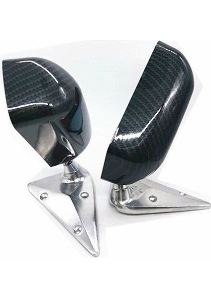 2pcs Evrensel Araba Dikiz Yan Ayna Zanaat Kare F1 Stil Mavi Ayna Yüzey Metal Braketi Arka Görünüm Aynası (Yurt Dışından) fiyatları