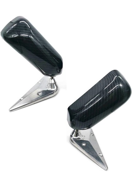 2pcs Evrensel Araba Dikiz Yan Ayna Zanaat Kare F1 Stil Mavi Ayna Yüzey Metal Braketi Arka Görünüm Aynası (Yurt Dışından) modelleri