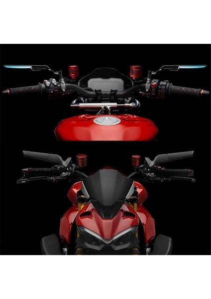 Motosiklet Dikiz Aynası, Ayarlanabilir Görünmez Rüzgar Kanadı Yan Aynası Z400, Z650, Z900, Z1000 Uyumlu (Yurt Dışından) modelleri