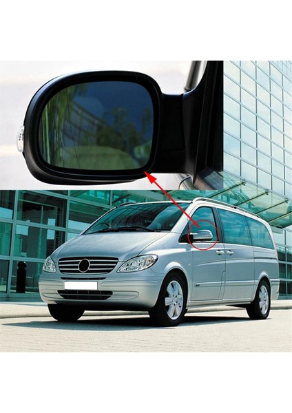 Ters Ayna Sayfası Arka Görünüm Ayna Sayfası Reflektör Isıtmalı Cam Otomotiv Mercedes-Benz Viano W639 2003-2010 (Yurt Dışından) indirimleri