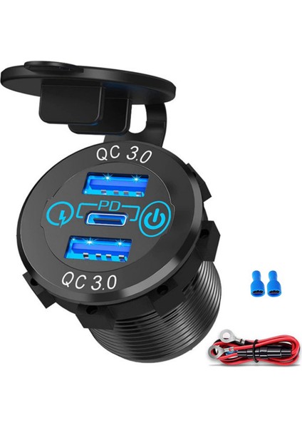 Hızlı Şarj Soceti 60W Usb-C Çoklu Araç Şarj Cihazı Soketi (Yurt Dışından) fiyatları