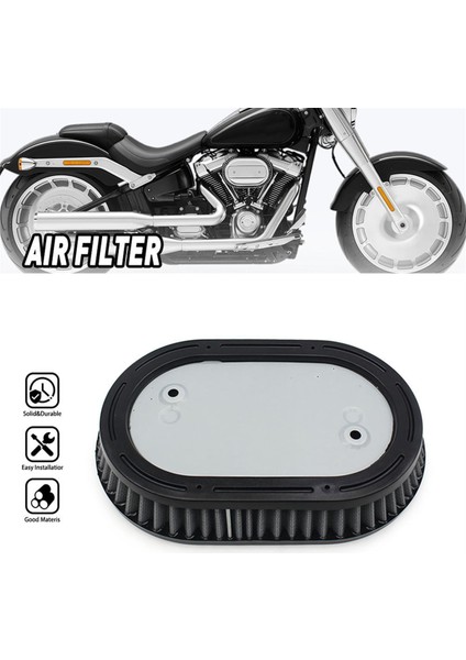 Harley Softail Fat Boy Street Bob Touring Road King Için Motosiklet Hava Filtresi Hava Emme Filtre Elemanı (Yurt Dışından) modelleri