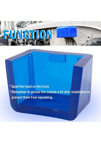 Peterbilt Hood Parts Için 2 Packs Truck Hood Hood Tampon Enerji Süspansiyon Peterbilt 330 357 377 379 385 (Yurt Dışından) fiyatları