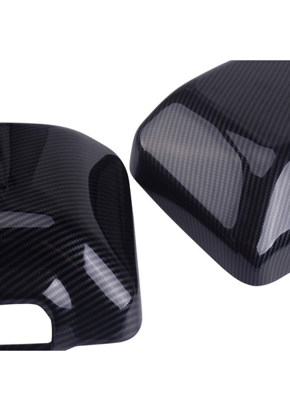 2pc Siyah Karbon Fiber Dış Sağ ve Sol Yan Kapı Ayna Kapağı Trim Aksesuarları Jeep Wrangler Jl 2018 (Yurt Dışından) fırsatları