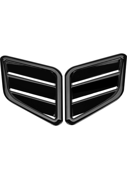 Max Style Front Bonnet Havalandırma Kaput Kapağı Kaplama Trim Universal Için Ford Focus Rs Vauxhall Corsa Fiesta, Parlak Siyah (Yurt Dışından)