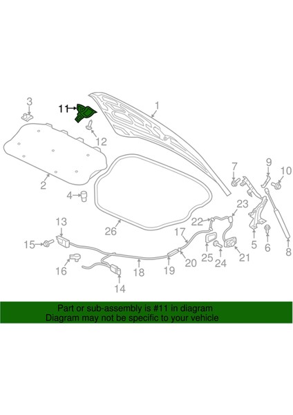 Sol Ön Kaput Güvenliği Yakalama Mandalı Kilit Brace 31352886 Volvo XC90 2016-2024 Bonnet Hook Kilit Braketi (Yurt Dışından) fırsatları